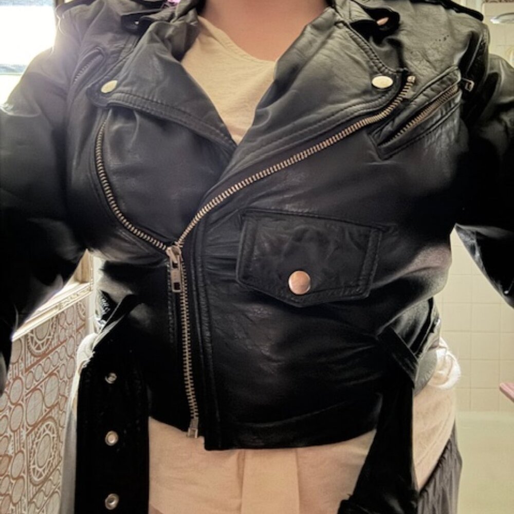 Chai 1980 Vintage Leather Jacket
